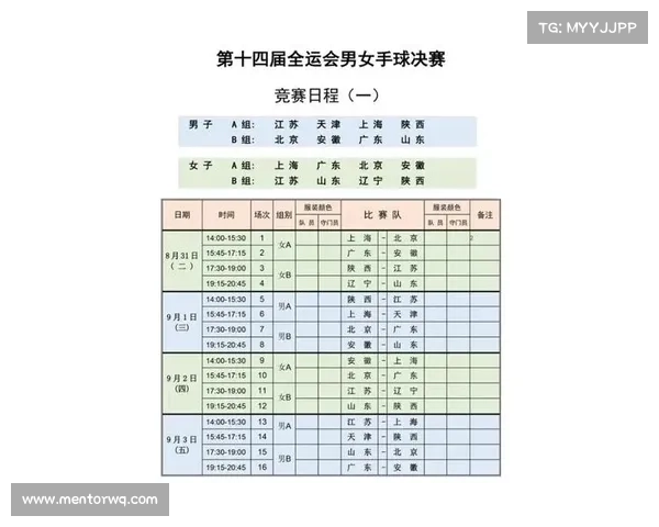 全运会赛程时间表26日 全运会赛程时间表26日